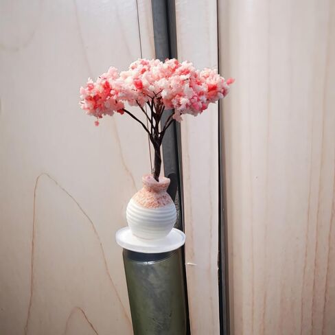 Cute Mini Creative Flower Cherry Blossom Tree, Wishing Flower Hinge Heads Decorative Topper Set 1PCS, Home Decoration,Magnetic Hinge Head Toppers Door Hinge in Saudi Arabia