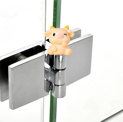 Cute Mini Creative Yellow Cow Hinge Heads Decorative Topper Set 6PCS, Home Decoration,Magnetic Hinge Head Toppers Door Hinge in Saudi Arabia