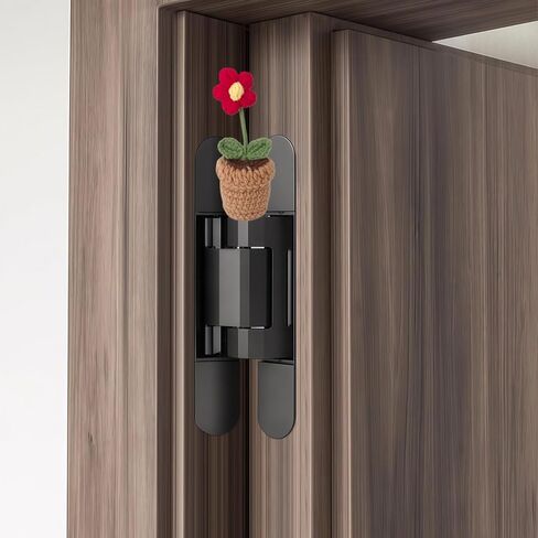 Cute Mini Creative Flower Textile Red Puffs Potted Plant Hinge Heads Decorative Topper Set 1PCS, Home Decoration,Magnetic Hinge Head Toppers Door Hinge in Saudi Arabia