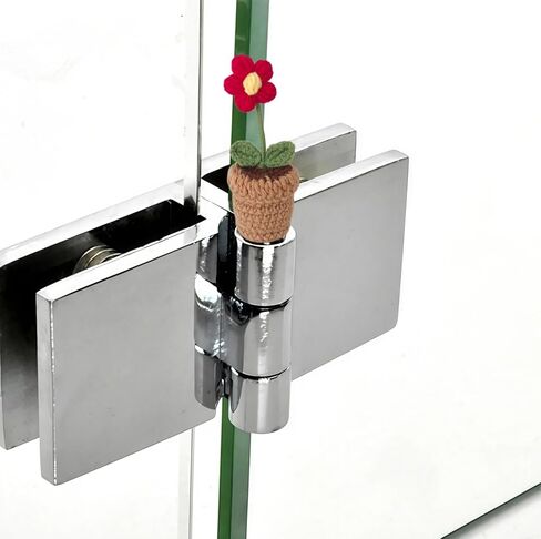 Cute Mini Creative Flower Textile Red Puffs Potted Plant Hinge Heads Decorative Topper Set 1PCS, Home Decoration,Magnetic Hinge Head Toppers Door Hinge in Saudi Arabia