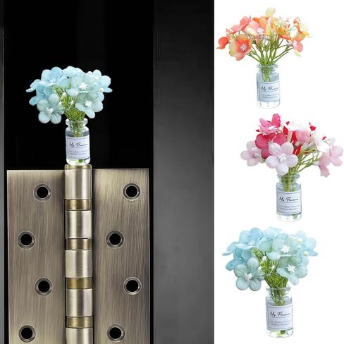 Cute Mini Creative Flower Hinge Heads Decorative Topper Set 3PCS, Home Decoration,Magnetic Hinge Head Toppers Door Hinge in Saudi Arabia