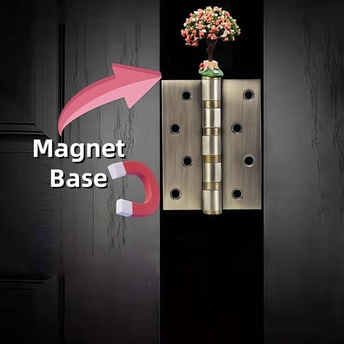 Cute Mini Creative Flower Wishing Tree, Wishing Flower Hinge Heads Decorative Topper Set 1PCS, Home Decoration,Magnetic Hinge Head Toppers Door Hinge in Saudi Arabia