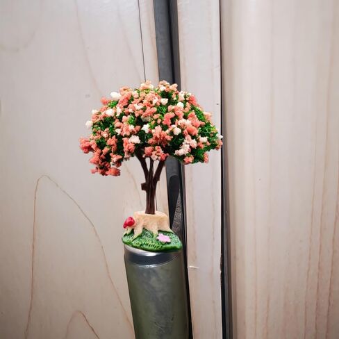 Cute Mini Creative Flower Wishing Tree, Wishing Flower Hinge Heads Decorative Topper Set 1PCS, Home Decoration,Magnetic Hinge Head Toppers Door Hinge in Saudi Arabia