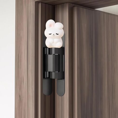 Cute Mini Creative White Bunny Hinge Heads Decorative Topper Set 6PCS, Home Decoration,Magnetic Hinge Head Toppers Door Hinge in Saudi Arabia