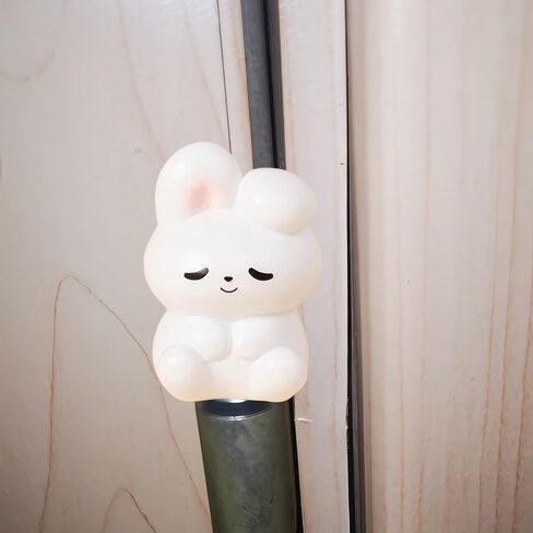Cute Mini Creative White Bunny Hinge Heads Decorative Topper Set 6PCS, Home Decoration,Magnetic Hinge Head Toppers Door Hinge in Saudi Arabia