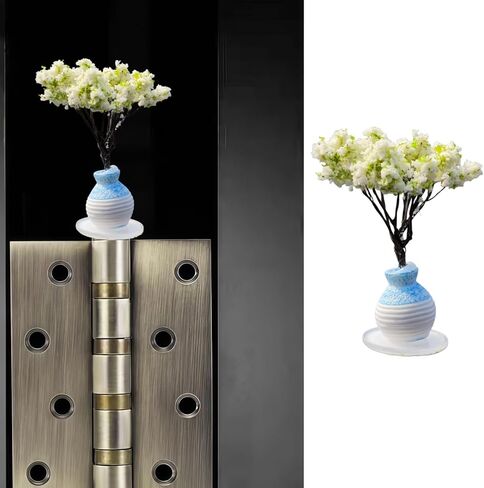 Cute Mini Creative Flower, Pear Blossom Tree, Wishing Flower Hinge Heads Decorative Topper Set 1PCS, Home Decoration,Magnetic Hinge Head Toppers Door Hinge in Saudi Arabia