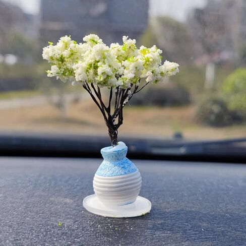 Cute Mini Creative Flower, Pear Blossom Tree, Wishing Flower Hinge Heads Decorative Topper Set 1PCS, Home Decoration,Magnetic Hinge Head Toppers Door Hinge in Saudi Arabia