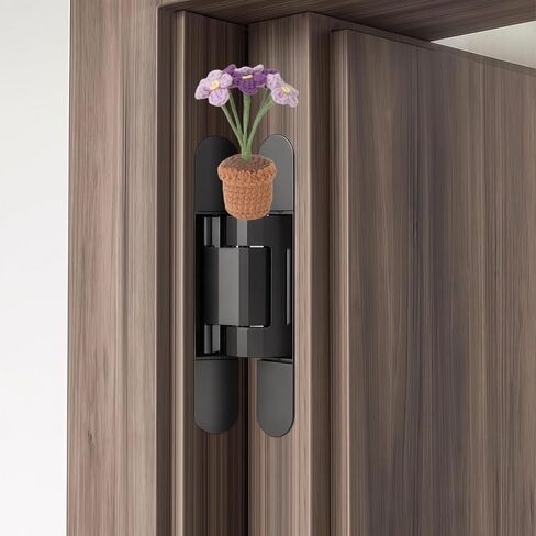 Cute Mini Creative Flower Textile Purple Small Flower Potted Plant Hinge Heads Decorative Topper Set 1PCS, Home Decoration,Magnetic Hinge Head Toppers Door Hinge in Saudi Arabia