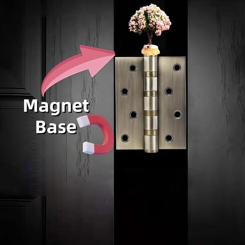 Cute Mini Creative Flower Butterfly Stump, Wishing Flower Hinge Heads Decorative Topper Set 1PCS, Home Decoration,Magnetic Hinge Head Toppers Door Hinge in Saudi Arabia