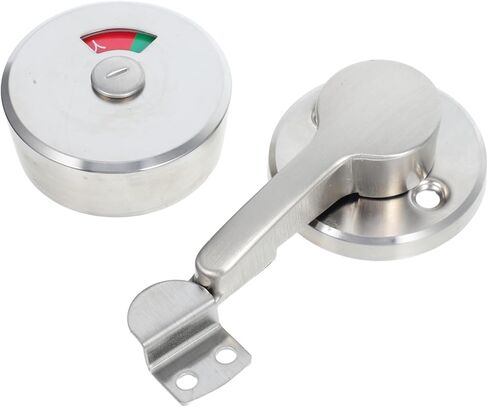 Tofficu Stainless Steel Occupied Vacant Indicator Lock for Public Restroom Easy Installation Wear Resistant Privacy Door Lock for Office Apartment and Warehouse in Saudi Arabia