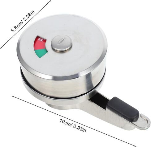 Tofficu Stainless Steel Occupied Vacant Indicator Lock for Public Restroom Easy Installation Wear Resistant Privacy Door Lock for Office Apartment and Warehouse in Saudi Arabia