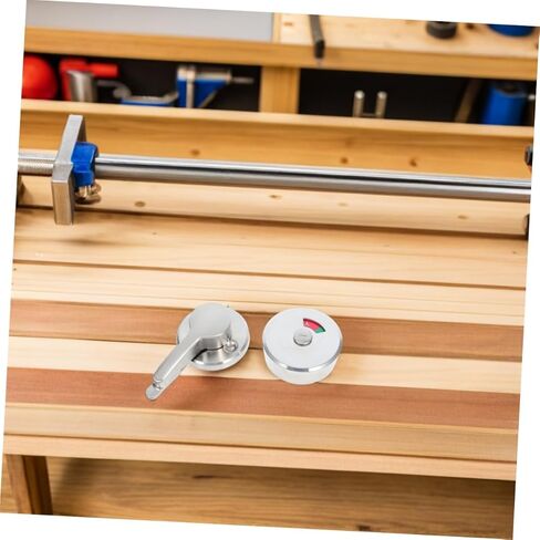 Tofficu Stainless Steel Occupied Vacant Indicator Lock for Public Restroom Easy Installation Wear Resistant Privacy Door Lock for Office Apartment and Warehouse in Saudi Arabia