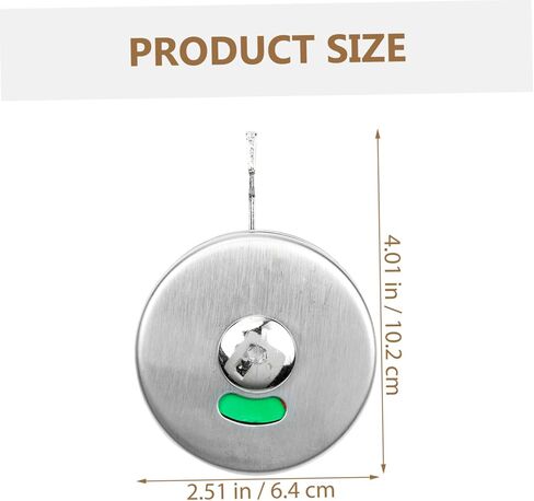 1Set Public Toilet Indicator Lock Stainless Steel Privacy Lock with Indicator for Washrooms Easy Installation for Public Restrooms Offices and Restaurants in Saudi Arabia