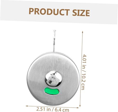POPETPOP Privacy Indicator Lock Set for Public Toilets Plastic Partition Door Lock with Green Red Indicator for Park Shop and Mall Restrooms 1 Piece in Saudi Arabia
