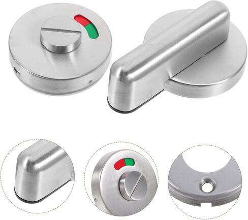 Cabilock Door Lock Privacy Handle Lock for Public Restrooms Occupied Vacant Indicator Easy Locking Modern Hardware Accessories in Saudi Arabia