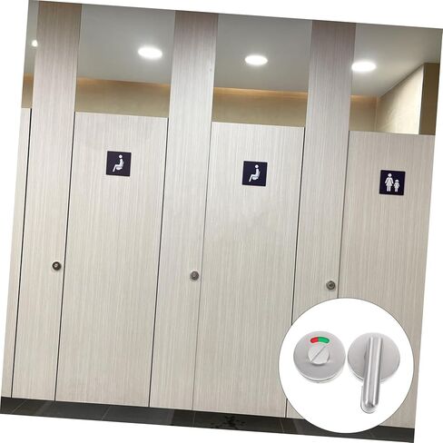 Cabilock Door Lock Privacy Handle Lock for Public Restrooms Occupied Vacant Indicator Easy Locking Modern Hardware Accessories in Saudi Arabia