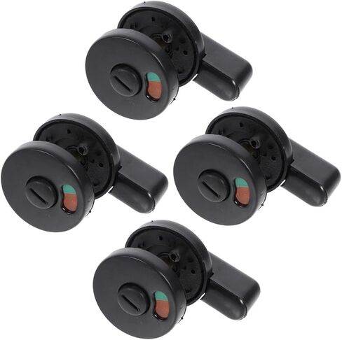 Holibanna 4 قطع قفل مؤشر الخصوصية للحمامات العامة، سهل التركيب، قفل باب مشغول لأقسام الحمام، مؤشر مقبض قابل للدوران من أجل الراحة in Kuwait