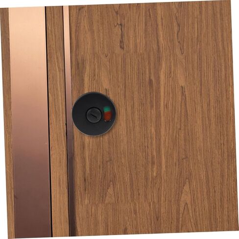 Holibanna 4 قطع قفل مؤشر الخصوصية للحمامات العامة، سهل التركيب، قفل باب مشغول لأقسام الحمام، مؤشر مقبض قابل للدوران من أجل الراحة in Kuwait