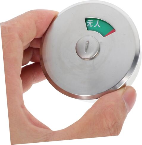 Balacoo Durable Stainless Steel Privacy Indicator Lock with Vacant Occupied Sign for Public Restrooms Easy Installation Maintenance for Commercial Use in Saudi Arabia