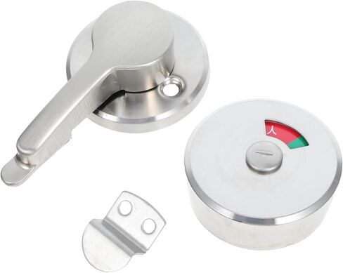 SEWACC Privacy Indicator Lock Commercial Stainless Steel Door Lock with Vacant and Occupied Indicators for Public Restroom Efficiency and Easy Maintenance in Saudi Arabia