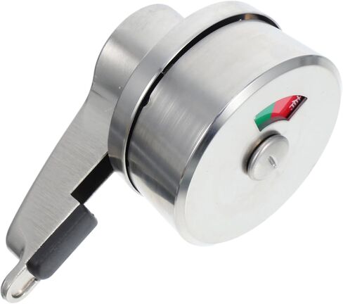 SHINEOFI Durable Stainless Steel Bathroom Door Lock with Vacant Engaged Sign for Public Restroom Partitions Easy Installation Maintenance in Saudi Arabia