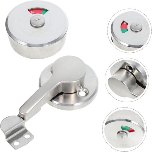 Sewroro Durable Stainless Steel Keyless Bathroom Lock with Vacant Occupied Indicator for Restroom Management Commercial Spaces in Saudi Arabia