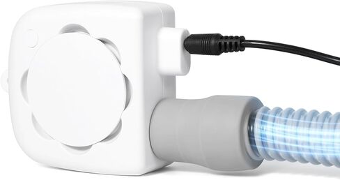 مجفف خرطوم CPAP، مروحة منفاخ منظف أنبوب CPAP، مجموعة تنظيف CPAP سريعة الجفاف لجميع الأنابيب القياسية بقطر 22 مم مع تدفق هواء عالي السرعة، 3 سرعات و3 مؤقت (45/60/80 دقيقة)، محول 5 فولت in Kuwait