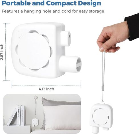 CPAP Hose Dryer, CPAP Tube Cleaner Blower Fan, Fast Drying CPAP Cleaning Kit for All Standard 22mm Diameter Tubing with High-Speed Airflow, 3 Speeds & 3 Timer (45/60/80 Minutes), 5V Adapter in Saudi Arabia