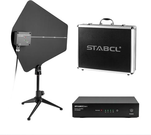 حزمة نظام توزيع هوائي UHF مع حقيبة حمل، وأجهزة استقبال اتجاهية نشطة مع 4 مخارج + 1 منافذ متتالية، ونظام توزيع الطاقة للميكروفون اللاسلكي مع مجداف الهوائي in Kuwait