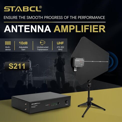 حزمة نظام توزيع هوائي UHF مع حقيبة حمل، وأجهزة استقبال اتجاهية نشطة مع 4 مخارج + 1 منافذ متتالية، ونظام توزيع الطاقة للميكروفون اللاسلكي مع مجداف الهوائي in Kuwait