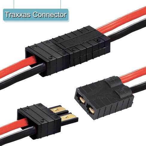 زوجان من محول موصل بطارية RC لقابس Traxxas إلى EC5 ذكر أنثى موصل ESC شاحن متوافق مع TRX/لبطارية Traxxas Lipo، لسيارة RC Car RC Boat Solar Light Balance Car in Saudi Arabia