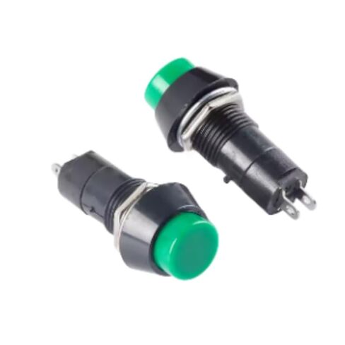 (10pcs) Round Pushbutton Switch PBS-11A Self-Locking 2-pin Power Small Pushbutton Switch 1A/250V Round Power Activated Small Pushbutton Switch (White) in Saudi Arabia