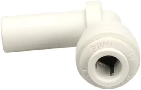 Fits Follett 13 EF Elbow, 90 Degree Fitting, 1/4" Tube x 3/8" Stem, Polypropylene for HCC1000A, HCC1000W, HCD1000N in Saudi Arabia