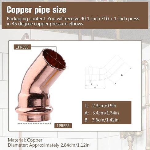 Generic تركيبات نحاسية مناسبة للضغط أنابيب نحاسية مانعة للتسرب تركيبات على شكل حرف V ملحقات سباكة منزلية متعددة الأغراض in Kuwait
