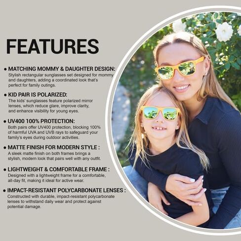 OWL Matching Family Retro Sunglasses - UV400 Colorful Frame Mirror Glasses - Parent & Child Family Photo Matching Outfits in Saudi Arabia