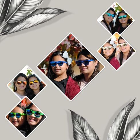 OWL Matching Family Retro Sunglasses - UV400 Colorful Frame Mirror Glasses - Parent & Child Family Photo Matching Outfits in Saudi Arabia
