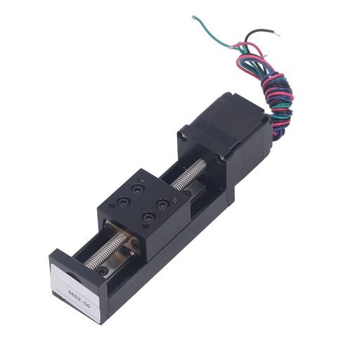 28 Stepper Motor Mini Linear Rail Guide Slide Actuator,Router Linear Motion Stage, 50mm Stroke DIY CNC Router Part with T - Screw Rod for X Y Z Axis in Kuwait