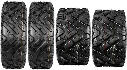 إطارات ATV/UTV، مجموعة من 4-23x10-14 إطارات خلفية لجميع التضاريس، 6 طبقات بدون أنابيب، للطرق الوعرة والطين والأوساخ والممرات in Kuwait