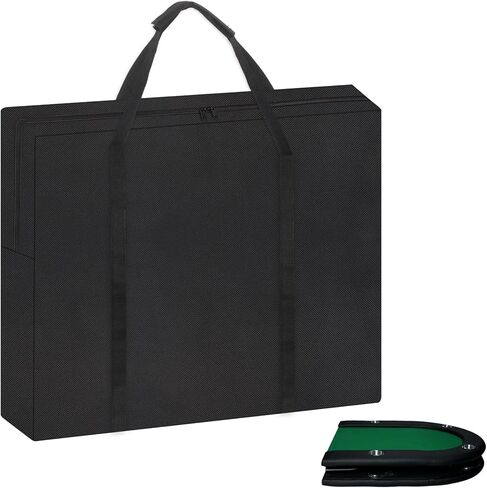 Klmnop Folding Poker Table Bag for 84 Inch Oval Table - 800D Heavy Duty Water-Resistant Large Capacity Foldable Poker Tables Storage Bag in Saudi Arabia