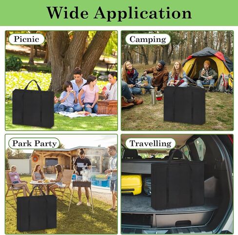 Klmnop Folding Poker Table Bag for 84 Inch Oval Table - 800D Heavy Duty Water-Resistant Large Capacity Foldable Poker Tables Storage Bag in Saudi Arabia