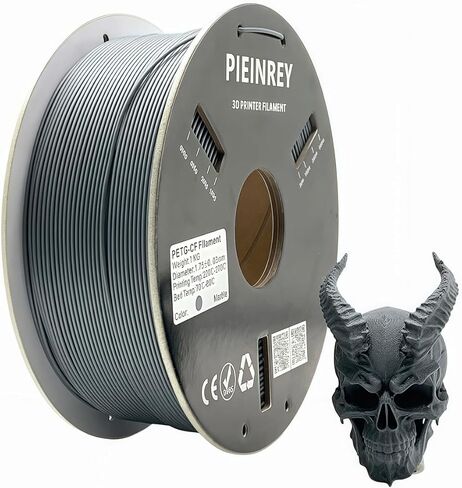 خيوط ألياف الكربون PETG 1.75 مم، خيوط طابعة PETG CF ثلاثية الأبعاد، متوافقة مع Creality K1C، Bambu LAB، QIDI MAX3، Prusa MK4، FLASHFORGE Adventurer 5M FDM 3D Printer، 1 كجم، أخضر زمردي in Kuwait