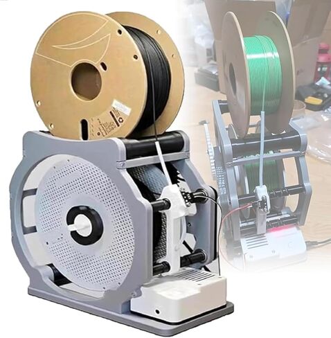 3D Industrial Filament Respooler Spool Winder - Smart Start Stop, Universal for PLA PETG ABS TPU Nylon & Welding Thread in Saudi Arabia