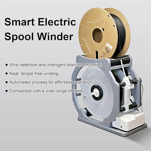 3D Industrial Filament Respooler Spool Winder - Smart Start Stop, Universal for PLA PETG ABS TPU Nylon & Welding Thread in Saudi Arabia