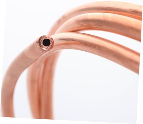 jojofuny 2pcs 2m Soft Copper Tubing Coil 4x0.5mm Thin Wall Refrigeration Copper Tube for Air Conditioner and Freezer Refrigeration Systems in Saudi Arabia