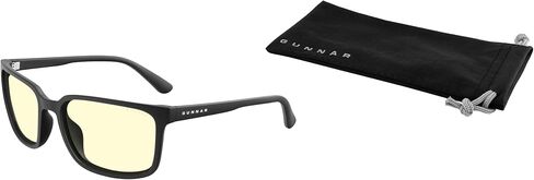 GUNNAR Gaming Glasses - Mammoth Onyx Amber Lens - Blue Light Blocking Relieve Dry Eye in Saudi Arabia