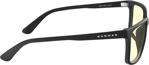 GUNNAR Gaming Glasses - Mammoth Onyx Amber Lens - Blue Light Blocking Relieve Dry Eye in Saudi Arabia