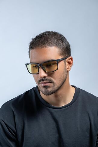 GUNNAR Gaming Glasses - Mammoth Onyx Amber Lens - Blue Light Blocking Relieve Dry Eye in Saudi Arabia