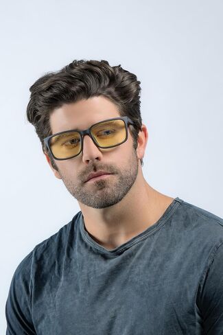 GUNNAR Gaming Glasses - Mammoth Onyx Amber Lens - Blue Light Blocking Relieve Dry Eye in Saudi Arabia