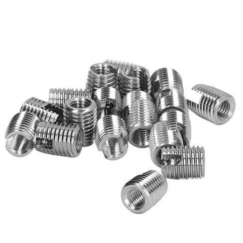 Stainless Steel Slotted Wire Thread Repair Insert M5x0.8 Self Tapping Insert M8x1.0 Quick Thread Insert for Automotive Industry in Saudi Arabia