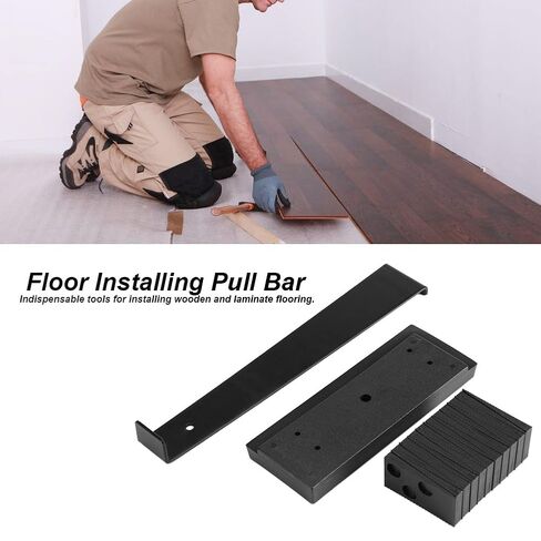 Wooden Floor Installation Kit, Flooring Installation Kit with Tapping Block, Pull Bar, Mallet and 20 Spacers, Tapping Block in Saudi Arabia